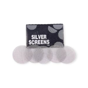 Сеточки для бонгов и трубок Silver Screens, комплект из 5 штук
