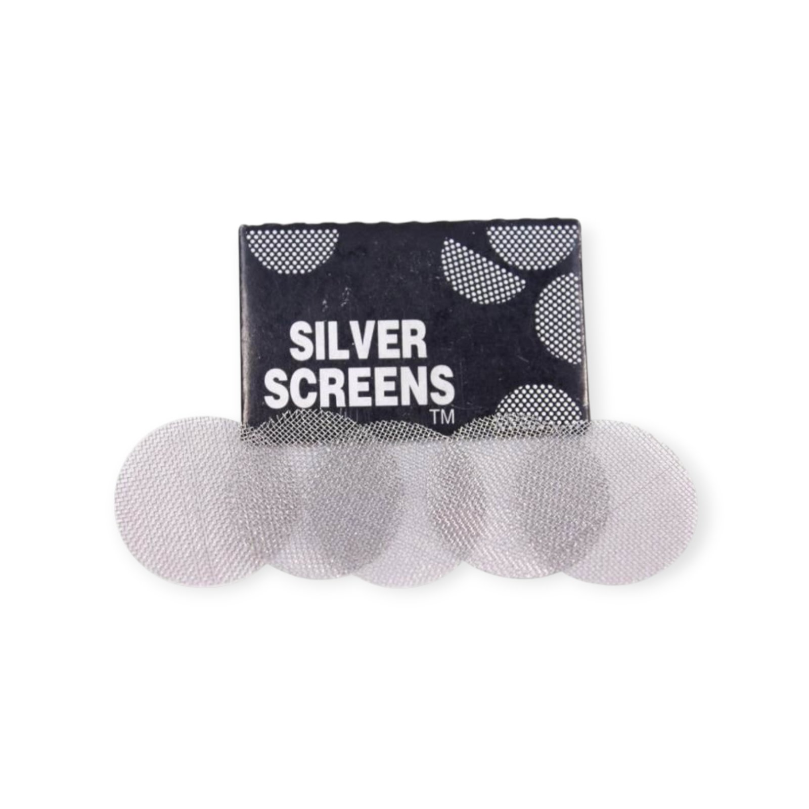 Сеточки для бонгов и трубок Silver Screens, комплект из 5 штук