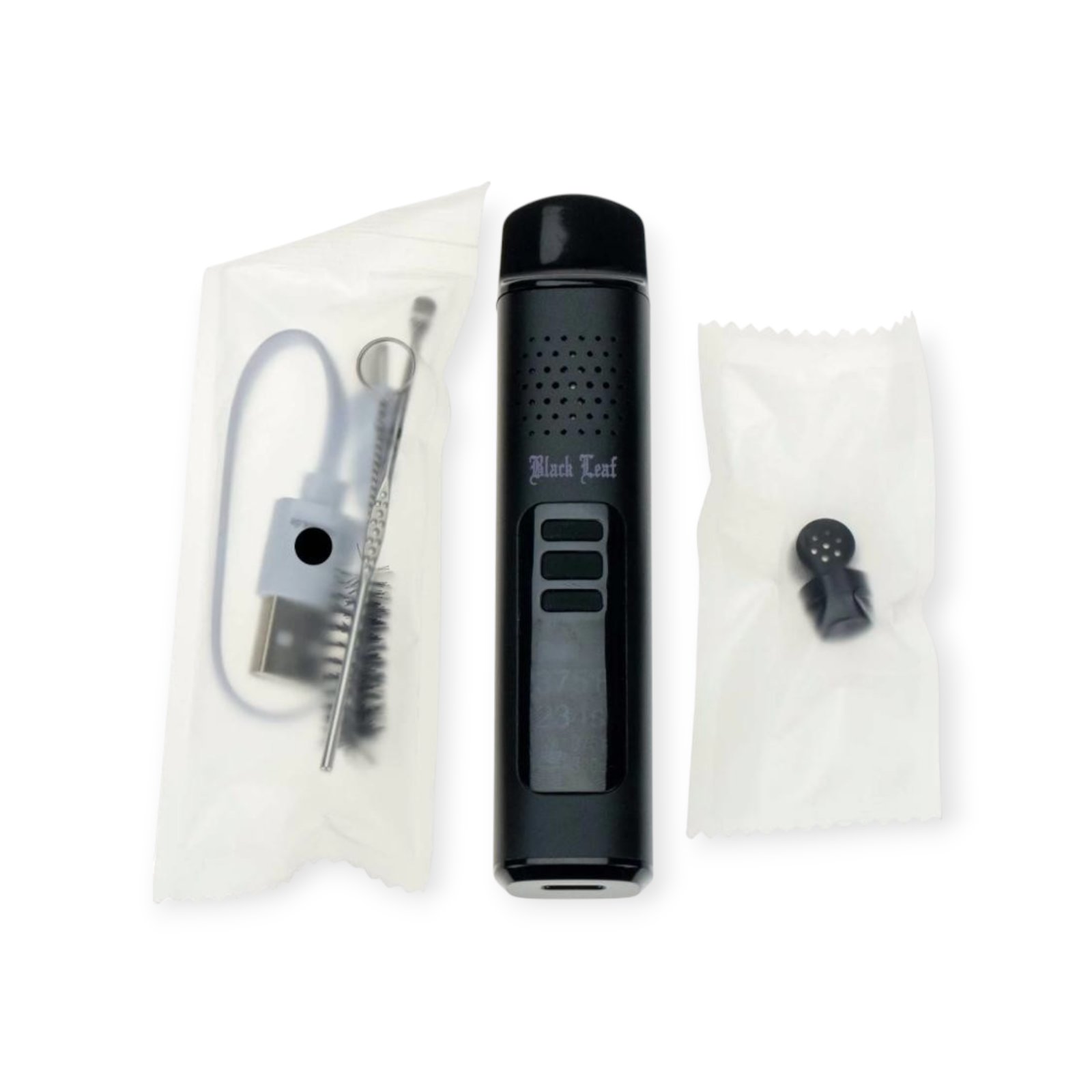Комплектация вапорайзера Black Leaf HERBPOD
