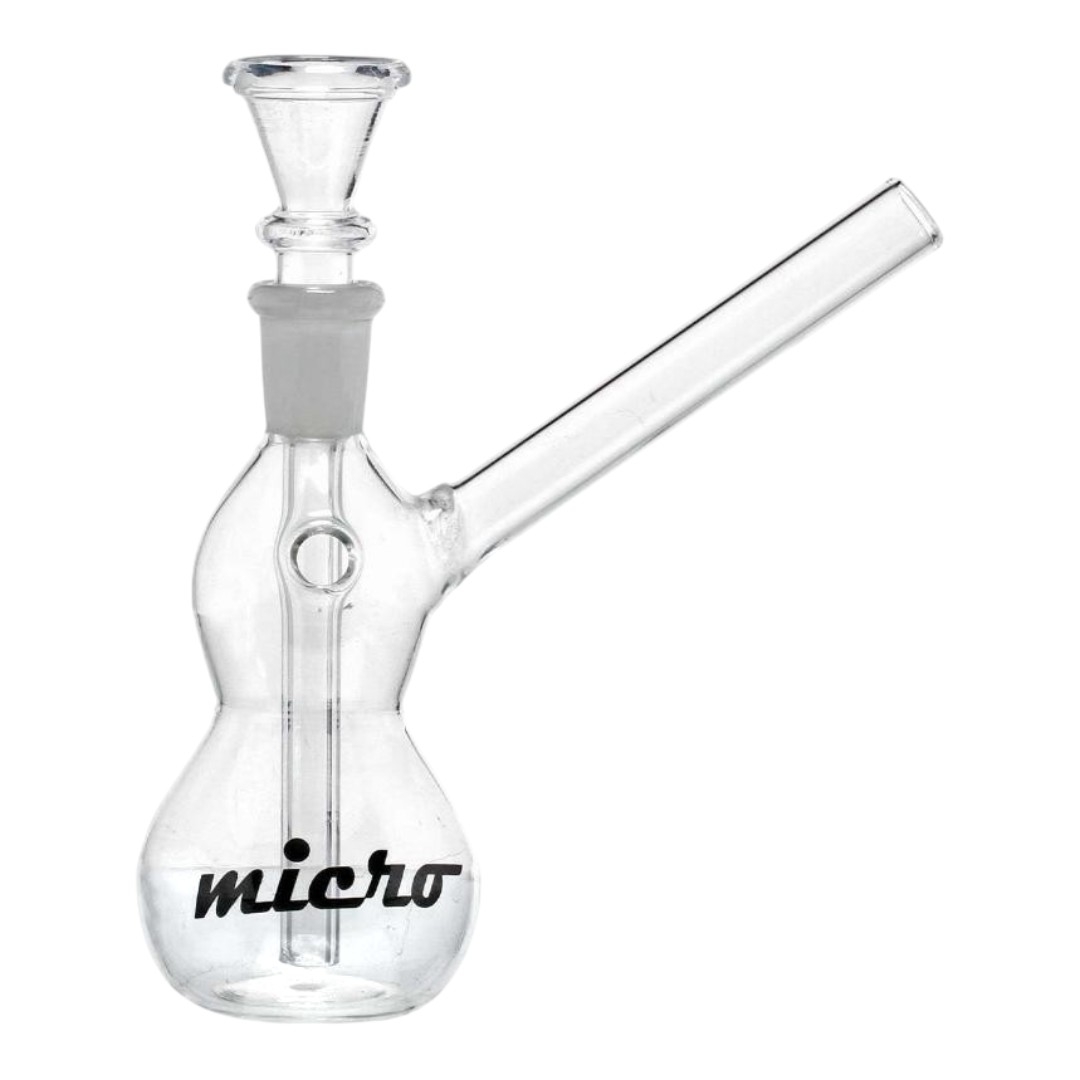 Бонг для травы Micro мини стеклянный бонг с боковой трубкой