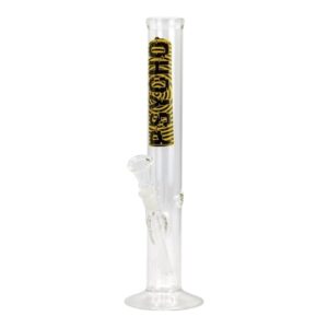 Прямой бонг Psycho высокий стеклянный straight bong